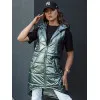 Sieviešu zaļā garā veste Meris Sieviešu vestes