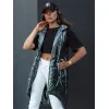 Sieviešu zaļā garā veste Meris Sieviešu vestes