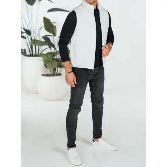 Vīriešu balta veste Pole Vestes