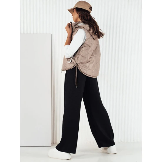 Sieviešu brūna jaka ar kapuci Teros Sieviešu vestes