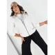 Sieviešu balta jaka ar kapuci Teros Sieviešu vestes