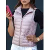 Stilīga sieviešu gaiši rozā veste Sieviešu vestes