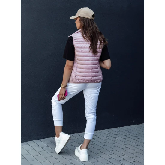 Stilīga sieviešu gaiši rozā veste Sieviešu vestes