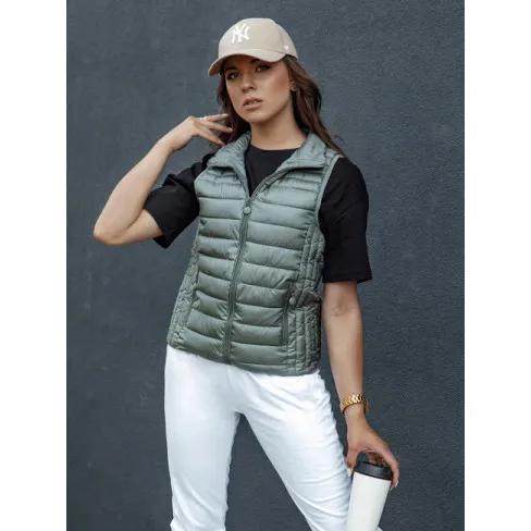 Sieviešu zaļā veste Stilīgs Sieviešu vestes