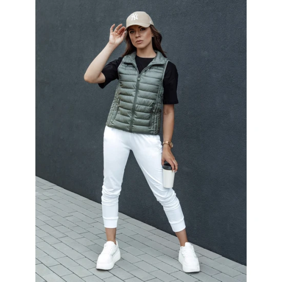 Sieviešu zaļā veste Stilīgs Sieviešu vestes