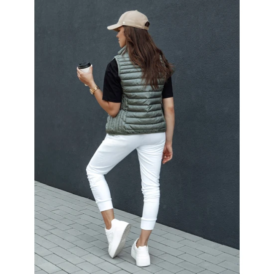 Sieviešu zaļā veste Stilīgs Sieviešu vestes