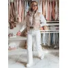 Sieviešu gaiši rozā divpusējā veste Puff Sieviešu vestes