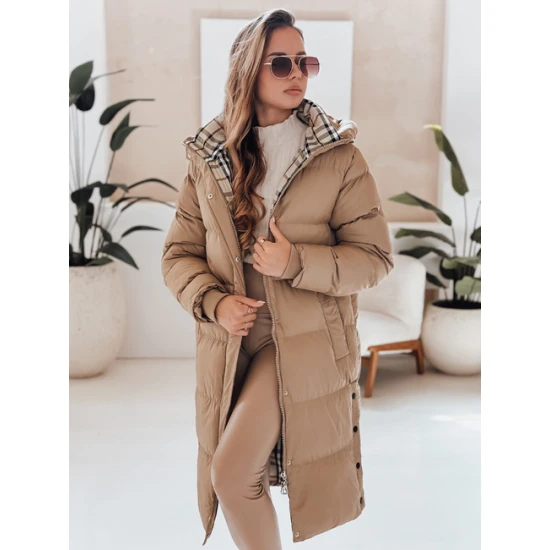 Sieviešu ziemas jaka brūnā krāsā Bren Sieviešu jakas