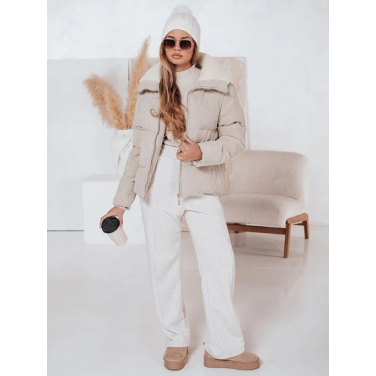 Sieviešu brūna ziemas jaka Trendy Sieviešu jakas