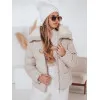 Sieviešu brūna ziemas jaka Trendy Sieviešu jakas