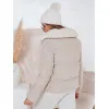 Sieviešu brūna ziemas jaka Trendy Sieviešu jakas