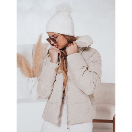 Sieviešu brūna ziemas jaka Trendy Sieviešu jakas