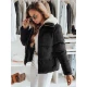 Sieviešu melna ziemas jaka Trendy Sieviešu jakas