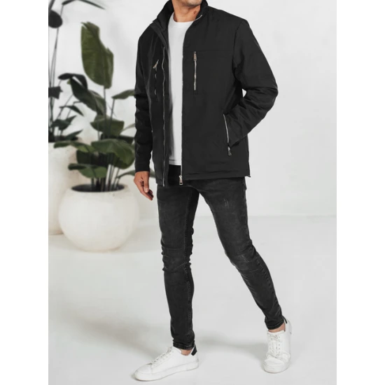 Vīriešu melna jaka Teros Vīriešu jakas un mēteļi