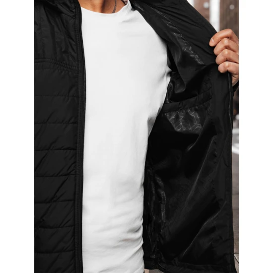 Vīriešu melna jaka Kent Rudens/Pavasaris