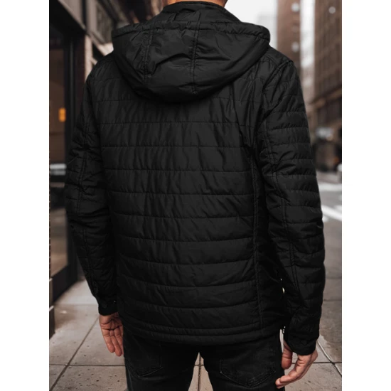 Vīriešu melna jaka Kent Rudens/Pavasaris