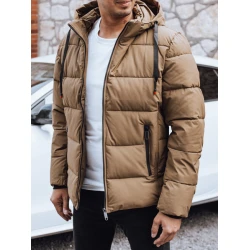 Vīriešu gaiši brūna ziemas jaka Nevex