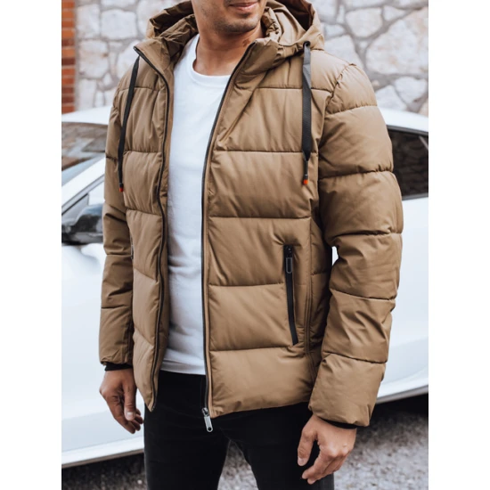 Vīriešu gaiši brūna ziemas jaka Nevex Ziemas jakas