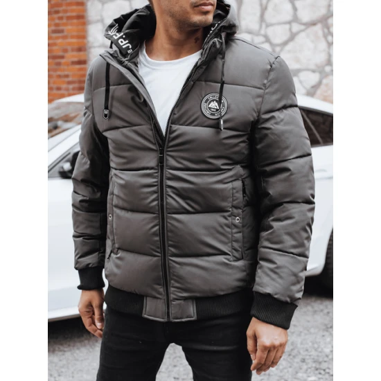 Vīriešu pelēka ziemas jaka Tamil Ziemas jakas