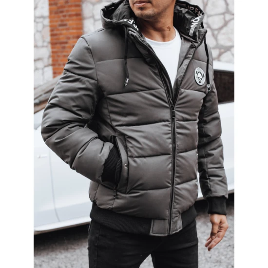 Vīriešu pelēka ziemas jaka Tamil Ziemas jakas