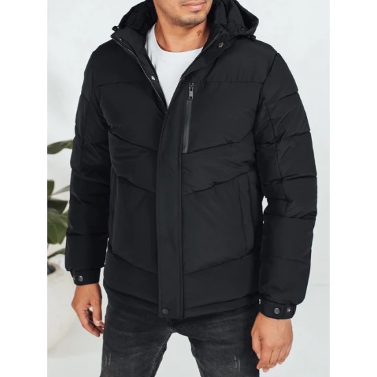 Vīriešu melna ziemas jaka Porter Ziemas jakas