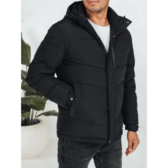 Vīriešu melna ziemas jaka Porter Ziemas jakas