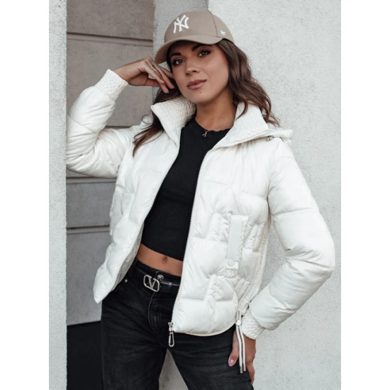 Sieviešu balta ziemas jaka Warm Sieviešu jakas