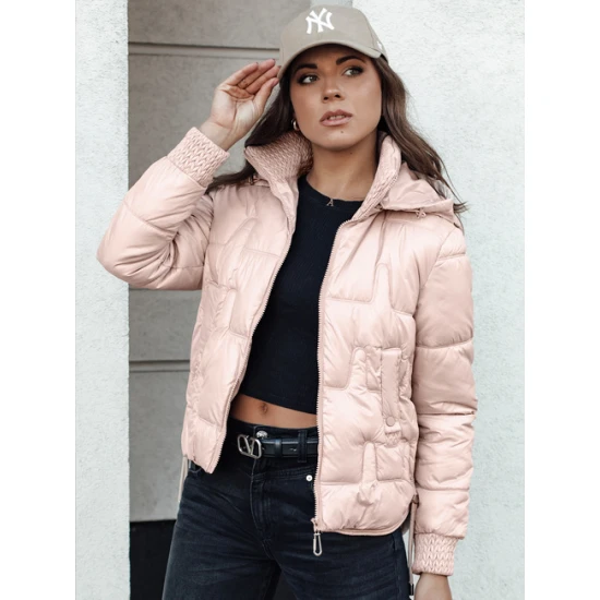 Sieviešu gaiši rozā ziemas jaka Warm Sieviešu jakas