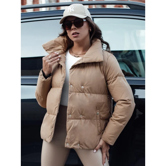 Sieviešu ziemas jaka brūnā krāsā Lari Sieviešu jakas