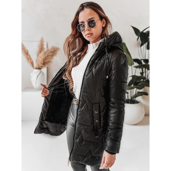 Sieviešu melna ziemas jaka Tango Sieviešu jakas