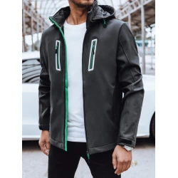 Vīriešu tumši pelēka jaka Marco