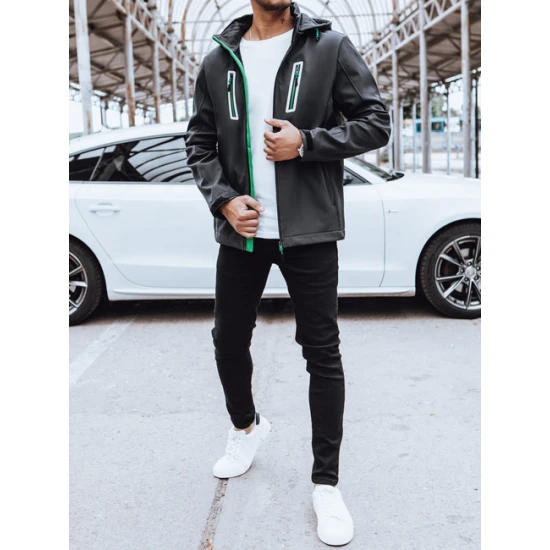 Vīriešu tumši pelēka jaka Marco Rudens/Pavasaris