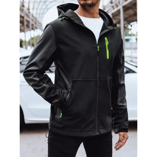 Vīriešu melna jaka Walt Rudens/Pavasaris