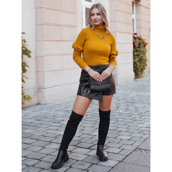 Sieviešu oranžs džemperis Bufal Sieviešu džemperi