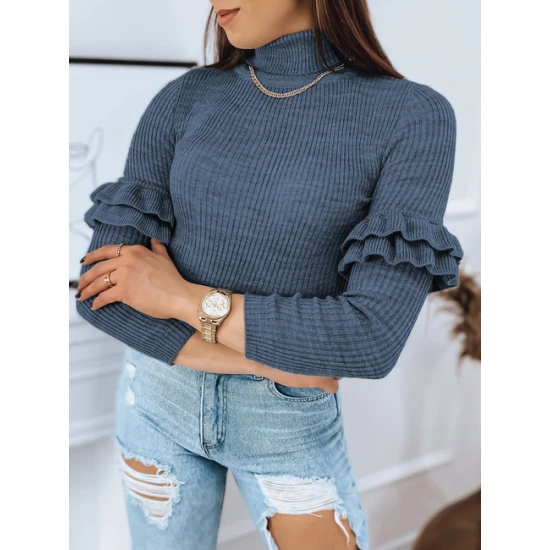 Sieviešu tumši zils džemperis Bufal Sieviešu džemperi