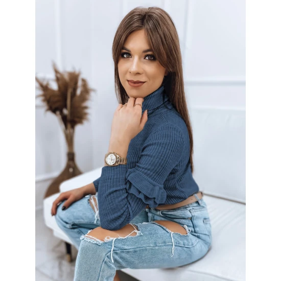 Sieviešu tumši zils džemperis Bufal Sieviešu džemperi