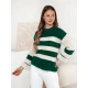 Sieviešu zaļš/balts džemperis Tango Sieviešu džemperi