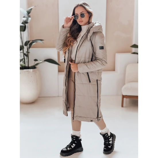 Sieviešu garā jaka brūnā krāsā Orvit Sieviešu jakas