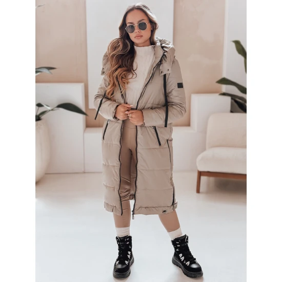 Sieviešu garā jaka brūnā krāsā Orvit Sieviešu jakas