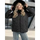 Sieviešu melna ziemas jaka ar kapuci Levi Sieviešu jakas