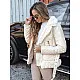 Women's brown leather biker jacket with fur Lora Women's jackets