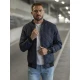 Tumši zila vīriešu jaka ar kapuci Lator JS/8M986/215