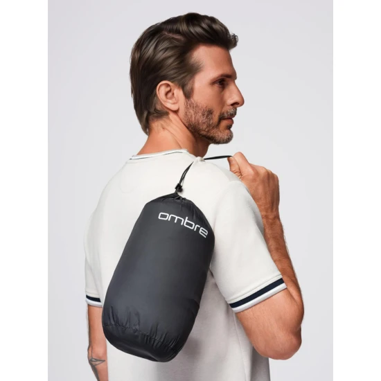 Vīriešu melna jaka Bond Vīriešu jakas un mēteļi