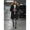 Vīriešu melna ziemas jaka Fred JS/25M9803/392