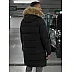 Vyriška juodos spalvos žieminė striukė Fred JS/25M9803/392
