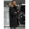 Vīriešu melna ziemas jaka Fred JS/25M9803/392