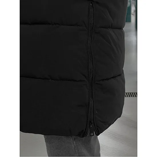 Vyriška juodos spalvos žieminė striukė Fred JS/25M9803/392