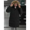 Vīriešu melna ziemas jaka Fred JS/25M9803/392
