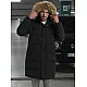 Vyriška juodos spalvos žieminė striukė Fred JS/25M9803/392