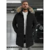 Vīriešu melna ziemas jaka Fred JS/25M9803/392